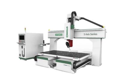  ATC 5 Axis CNC Router Machine with Two Working Tables