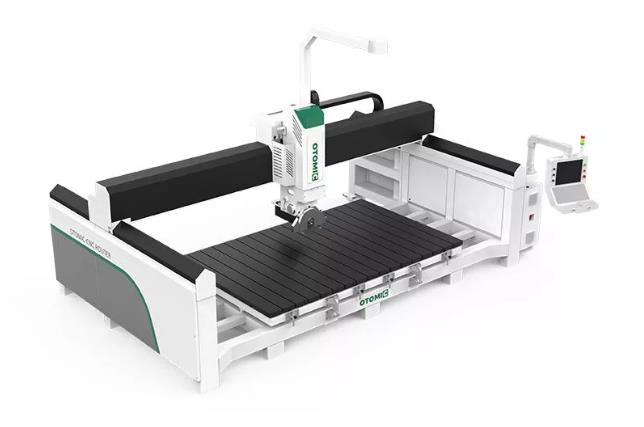 4-осевая новая мостовая пила по граниту