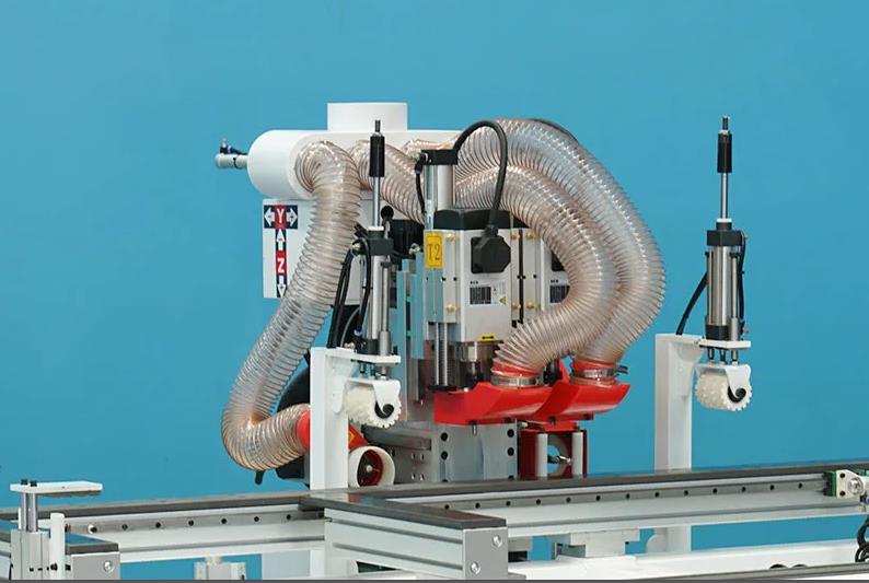 Economical CNC Wood Drilling Machine for Door Lock Hole Boring