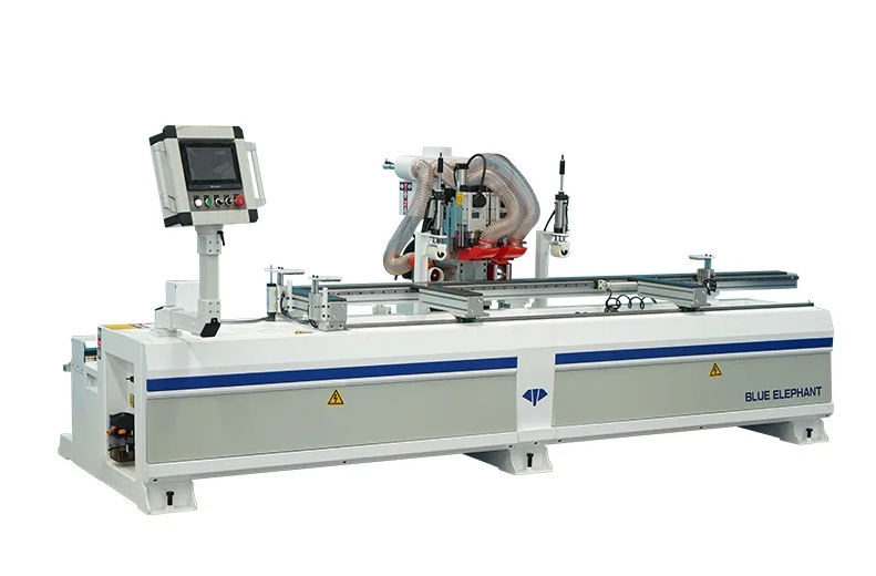 Economical CNC Wood Drilling Machine for Door Lock Hole Boring
