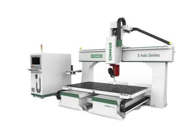  ATC 5 Axis CNC Router Machine with Two Working Tables
