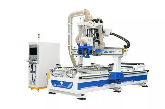 CNC Wooden Door Lock Making Machine