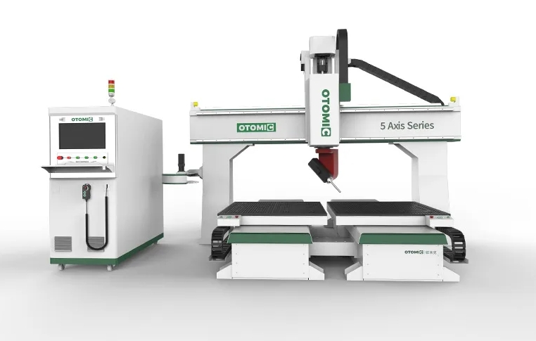  ATC 5 Axis CNC Router Machine with Two Working Tables