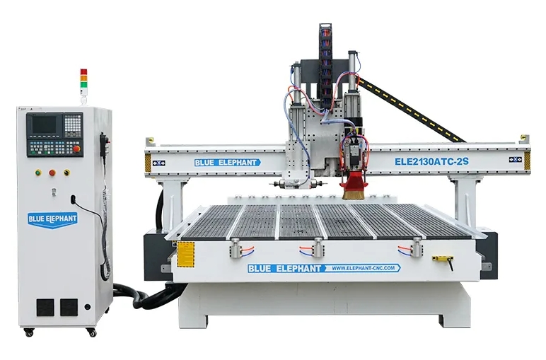 جهاز التوجيه ATC CNC ذو المغزل الأفقي للحفر الجانبي والحفر
