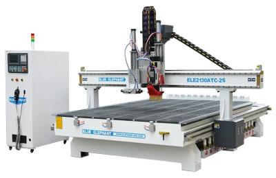 ATC CNC Router with Horizontal Spindle for Side Boring & Drilling