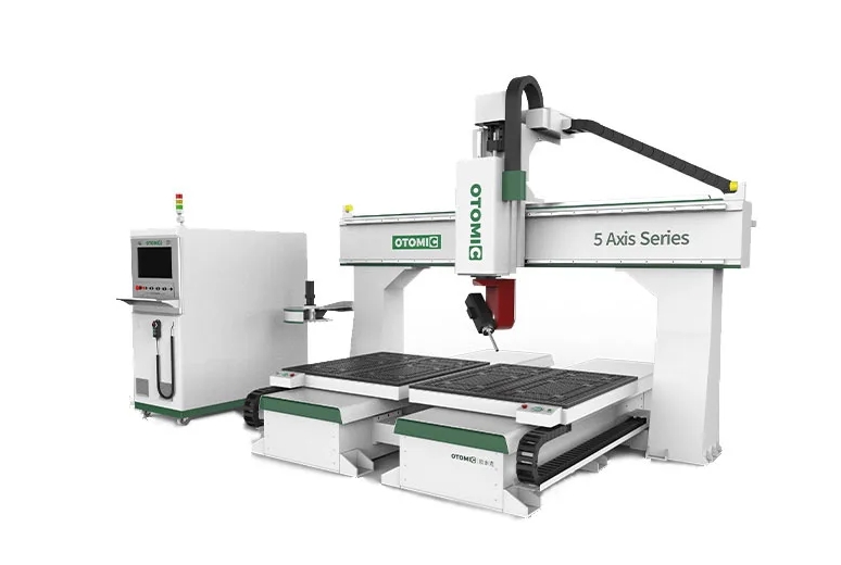  ATC 5 Axis CNC Router Machine with Two Working Tables