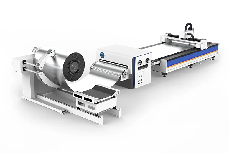 Automatic Coil Fed Laser Sheet Cutting Machine Automatic Coil Fed Laser Sheet Cutting Machine