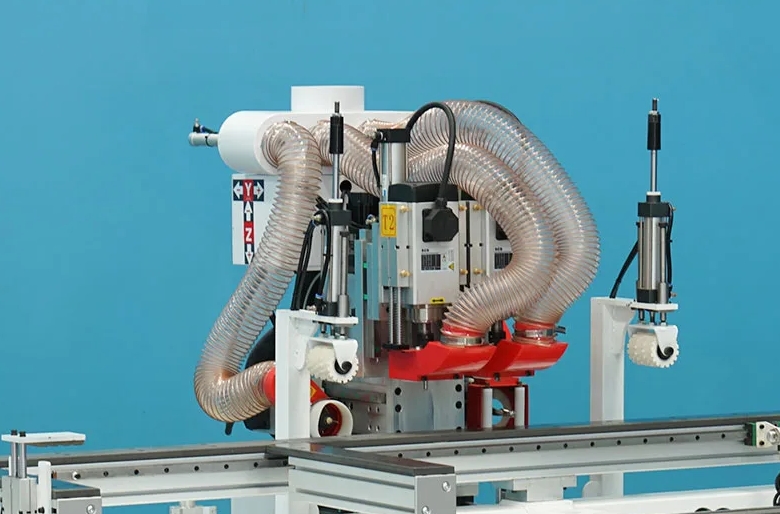 Economical CNC Wood Drilling Machine for Door Lock Hole Boring