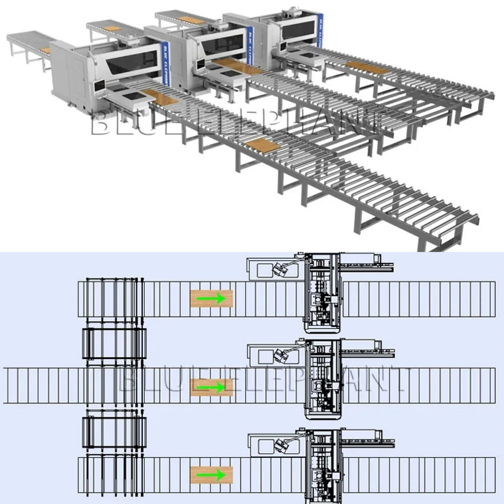 Board Drilling CNC Cell for 6-Side-720-Degree Hole Boring