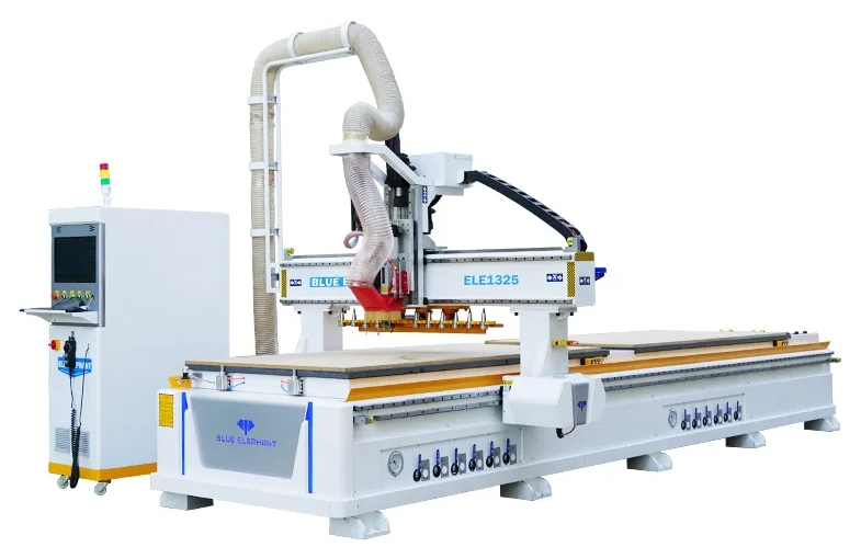  Linear ATC CNC Router for Handleless Finger Edge Pull Slot Boring